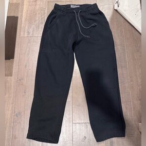 Abercrombie & Fitch premium heavyweight loose sweatpant black XS